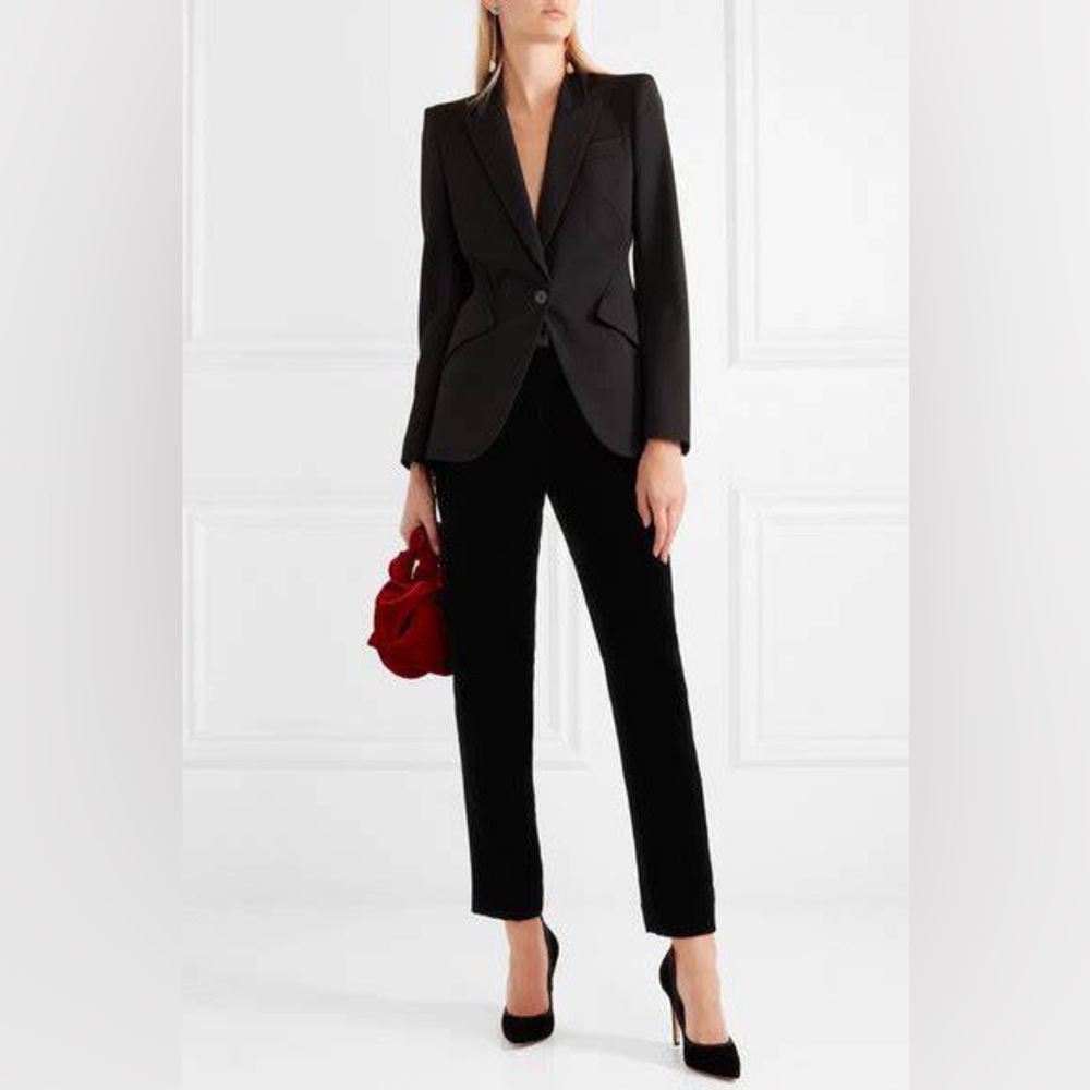 Oscar de la Renta Black Trousers